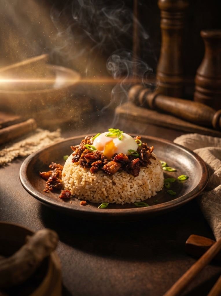 Shredded crispy chicken adobo flakes dry roasted in garlic oil and black pepper - TAPA FLAKES